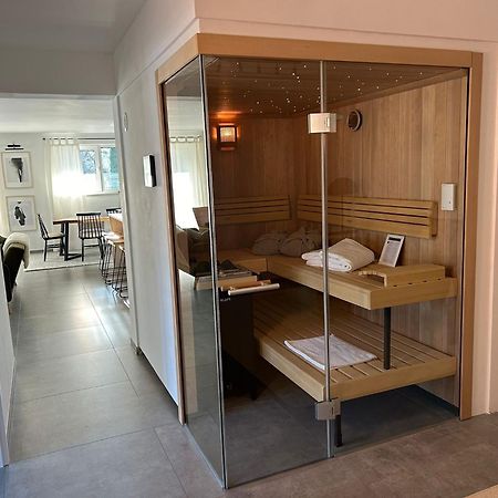 The Forest Retreat- Luxurioese Ferienwohnung Mit Privater Sauna Wermelskirchen Exteriör bild